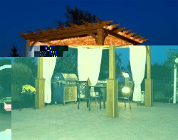 Artistic-Wooden-Patio-Gazebo-with-Led-Lighting-Ideas-and-White-Curtain-Decoration.jpg