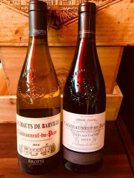 Chateauneuf du Pape Blanco and Chateauneuf du pape