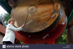 german-chancellor-angela-merkel-hits-the-big-drum-at-the-literature-DAD820.jpg